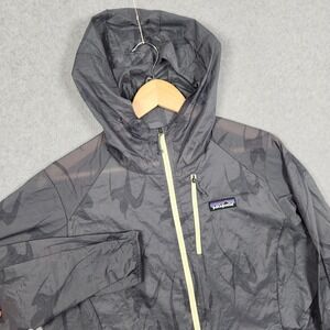 Patagonia Houdini Jacket Womens Medium Tropi Bird Plume Ultra Lightweight Hiking